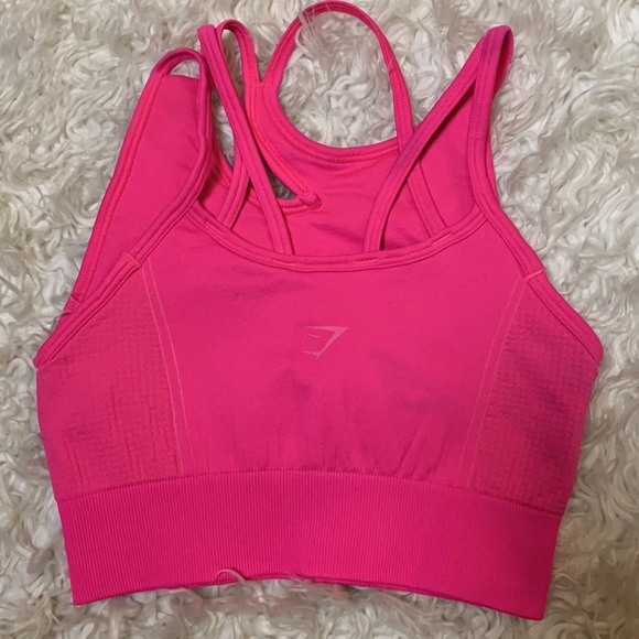Gymshark Pink Sports Bra - Picture 3 of 4